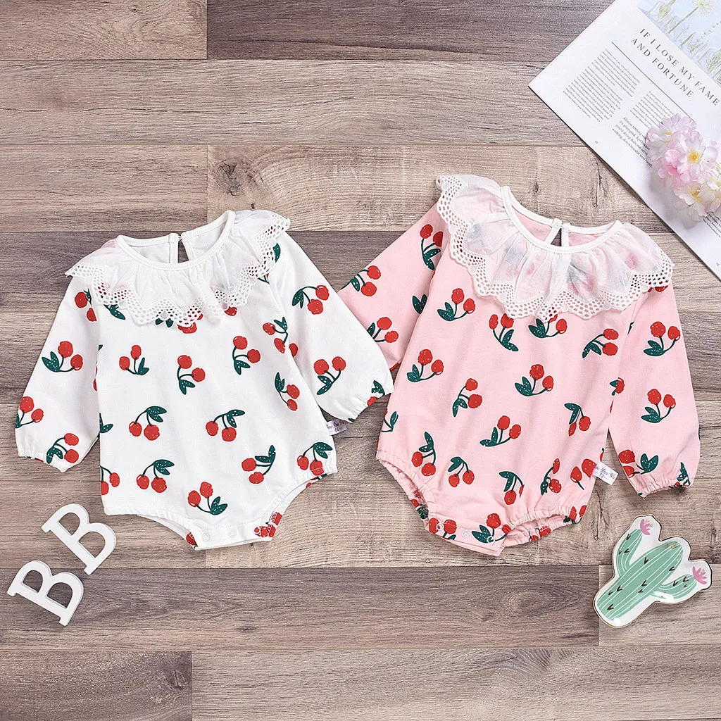 Kawaii/боди для новорожденных с героями мультфильмов; боди с длинными рукавами и принтом для маленьких девочек; модная новая одежда; cosas para recien nacido