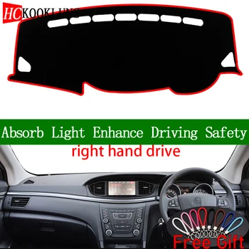 

For besturn b50 2016 2017 2018 2019 Right Hand Drive Dashboard Cover Car Stickers Sun Shade Dash Mat Carpet Interior Accessories