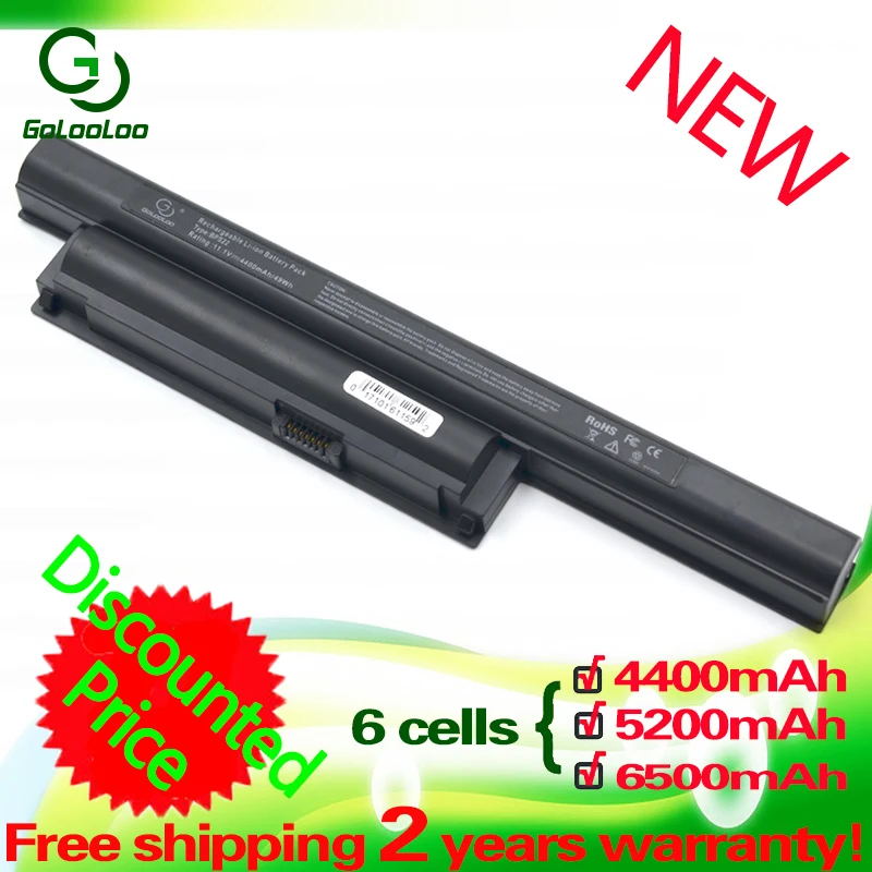 Golooloo 4400 мАч батарея для ноутбука SONY VGP BPS22 BPS22A EA1S EA28E EA3S1E/G EA45FH/L EA16E EA1Z1E EB1E9J VPC E1Z1E EA1