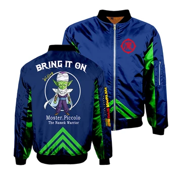 

Anime Dragon Ball Cosplay Sweatshirts 3D Printed Thicken Flying Bomber Jacket Men's Streatwear Winter Adult Baseball Coat TOP