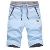 2024 Summer Casual Shorts Men Cotton Cargo Shorts Elastic Waist Drawstring Beach Board Shorts M-4XL Plus size Drop Shipping 1