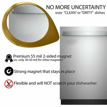 

Dishwasher Silverware Basket Universal Clean Dirty Magnets Sign Utensil Cutlery Holder TUE88