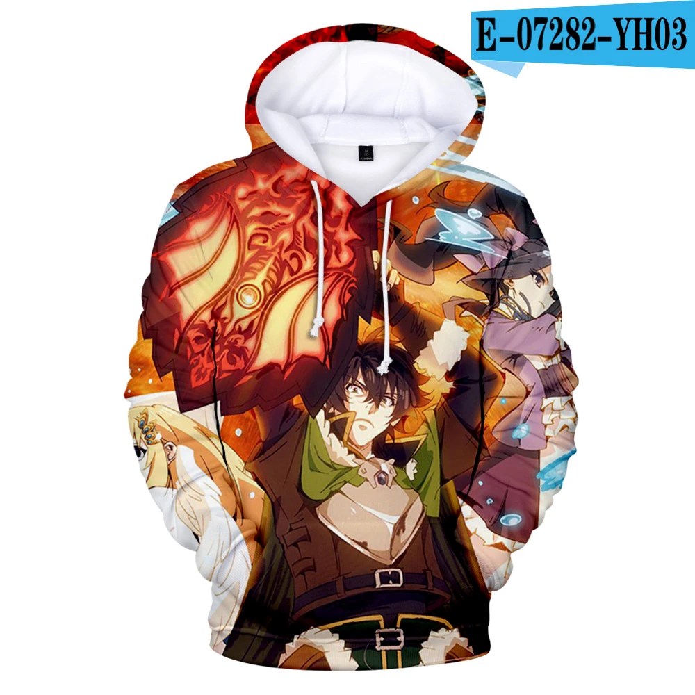 Толстовки с капюшоном с 3D принтом «Rising Of The Shield Hero» новые модные свитера с принтом «Rising Of The Shield Hero» для мужчин/женщин/детей повседневные топы - Цвет: 3D