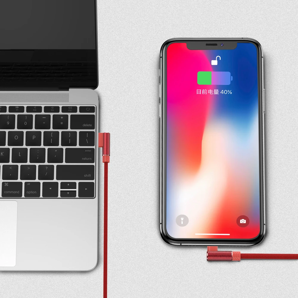 90 градусов USB кабель зарядное устройство для iPhone 11 Pro Xs Max X XR 6 s 6s 7 8 Plus 5S iPad мобильный телефон провод для быстрой зарядки данных длинный провод