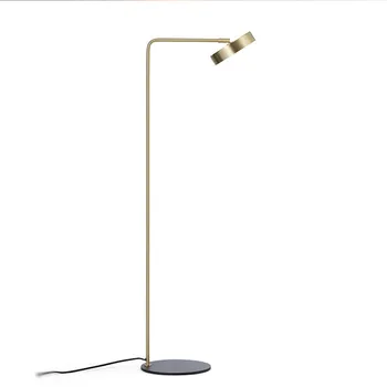 

Modern Gold Metal Floor Lamps Luxury Decoration Standing Lamps For Study Foyer Bedroom Living Room Home Floor Lights FA069