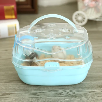 

Hamster Cage Transparent Travel Cage Pet Out Cage Accessory Supplies Portable Hamster Cage Go Out To Carry Guinea Pig Cage