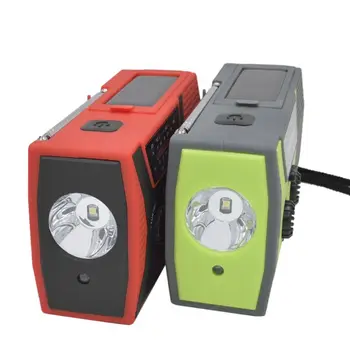 

Emergency Solar Hand Crank Weather AM/FM/NOAA Radio SOS Power Bank LED USB Charger LED Flashlight