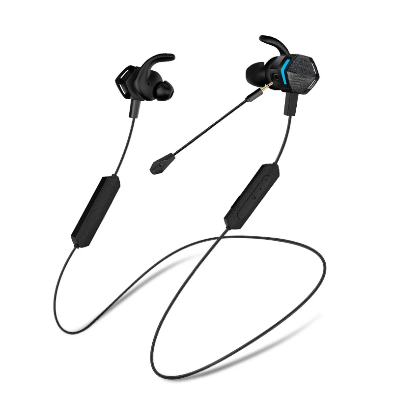 Беспроводная игровая Bluetooth гарнитура с проводным управлением шумоподавляющим