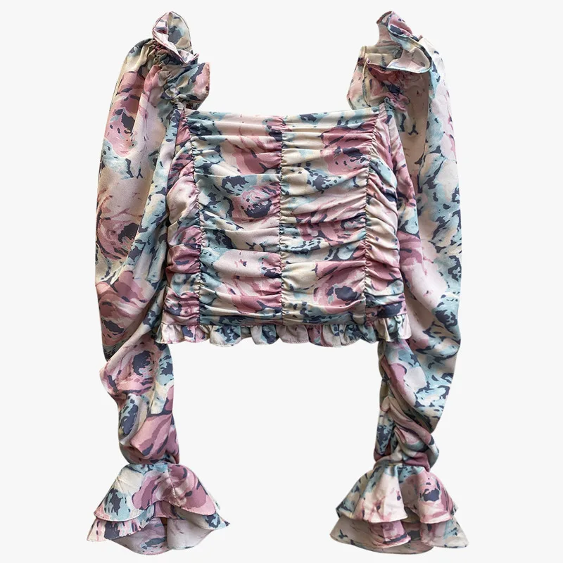 DEAT 2020 New Spring Summer New Lotus Sleeve One