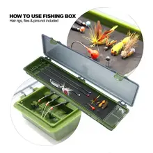 

Portable Multifunctional Fishing Box with 15 Pins Storage Container Accessory