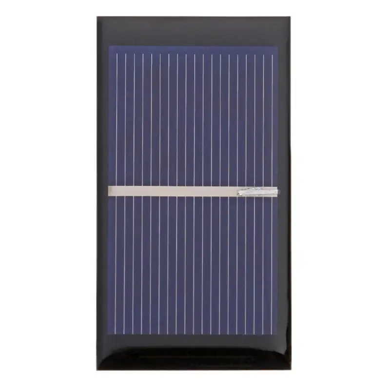 0.5V 1Pcs ALLOYSEED 0,5 V 0,3 W 600mA модуль солнечной батареи 5V 0,3 W 60mA поликристаллическая панель солнечных батарей зарядное устройство для Светодиодный свет лампы, вентиляторы - Цвет: 0.5V 1Pcs
