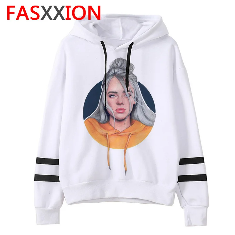 Billie Eilish Толстовка для женщин/мужчин эстетические толстовки ulzzang графическая забавная одежда уличная Корейская с капюшоном негабаритная уличная одежда