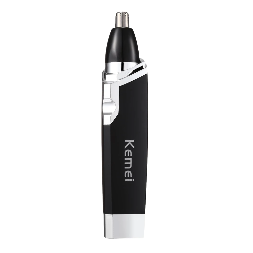 KEMEI Portable Mens Nasal Nose Hair Trimmer Clipper Rinse Clean KM-6512 Nasal Shaver Hair Removal Machine Travel Face Care Razor 2