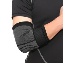 1 шт. эластичный бинт налокотники спортивные налокотники Поддержка противоскользящие сжатия защита для локтей и занятий спортом баскетбол рычаг локоть