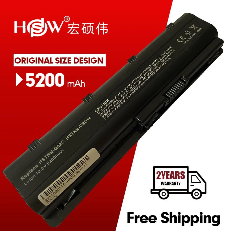 Аккумулятор HSW для ноутбуков HP Pavilion G4 G6 G7 G32 G42 G56 G62 G72 CQ32 CQ42 CQ43 CQ62 CQ56 CQ72 DM4 MU06 593553-001 |