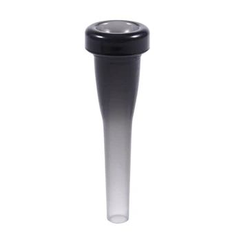 

ABS Trumpet Mouthpiece Meg 3C Size for Bach Beginner Musical Trumpet Accessories Parts or Finger Exerciser,Black