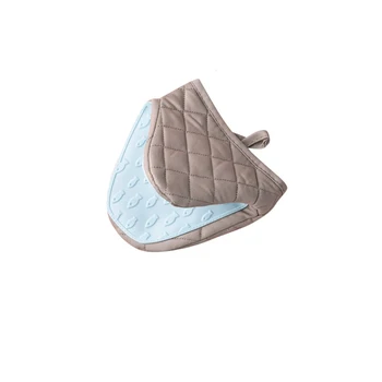 

1PC Cotton Silicone Gloves Oven Anti-Hot Heat Resistant Gloves Take Heat Clamp Bowl Clips Thicken Oven Mitts Kitchen Baking Tool