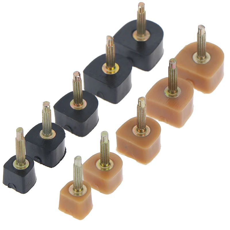 10pcs Black Women Shoes High Heel Repair Tips Pins Heel Stoppers Protect Dowel Lifts Replacement For High Heel Tips Taps 6
