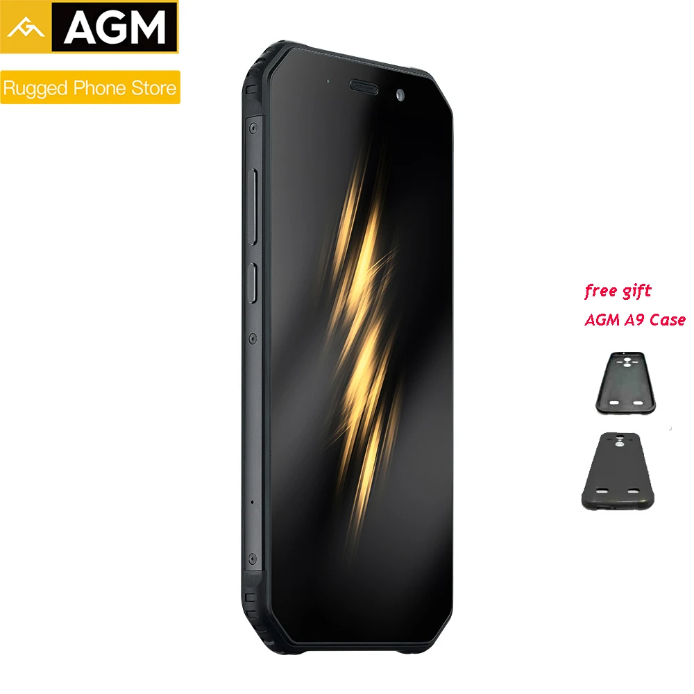 AGM A9 Co Branding 4G RAM 64G ROM 5 99 Android 8 1 5400mAh IP68 Waterproof 1
