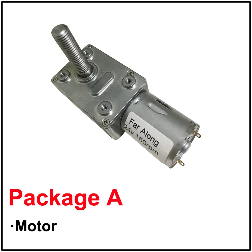 Motors Package B RPM V Speed Motor M8 Threaded shaft Electric DC Worm