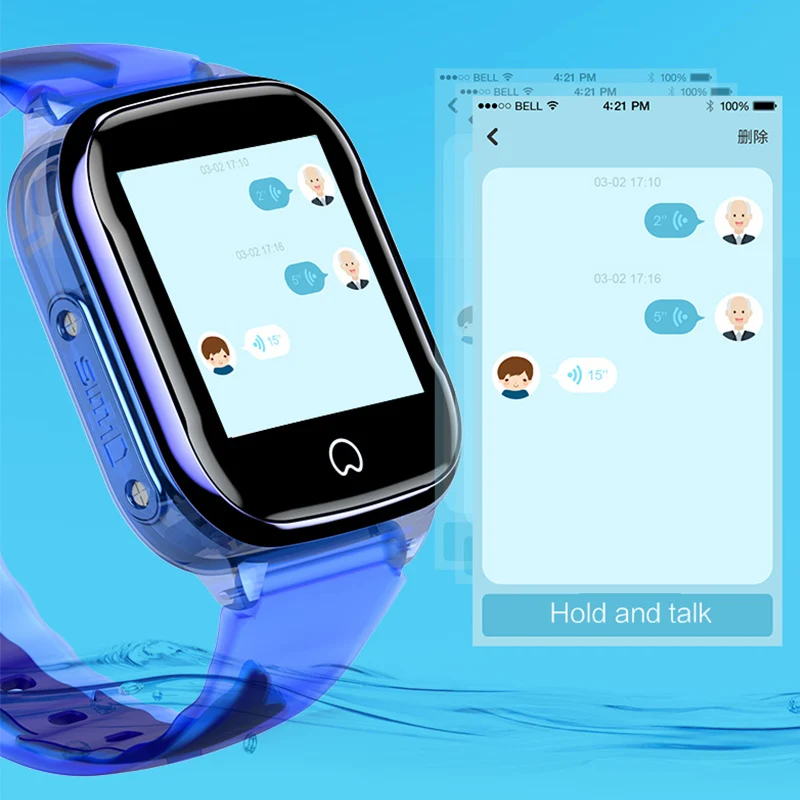 Водонепроницаемые Смарт-часы для детей gps/lbs-трекер умные часы SOS Вызов для детей анти-потеря монитор детские наручные часы для мальчиков и девочек