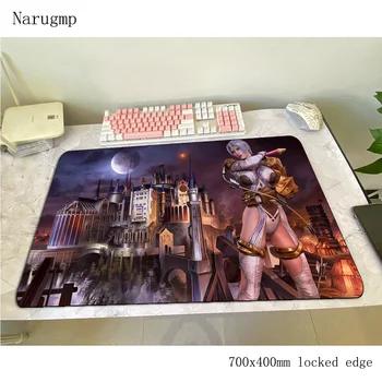 

Soulcalibur mouse pad 700x400x3mm gaming mousepad anime locrkand office notbook desk mat High-end padmouse games pc gamer mats