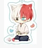 Мой герой academic фигурка игрушка акриловый брелок мидория изуку Bakugou катсуки Todoroki Shoto симпатичный брелок для мальчиков - Цвет: C4