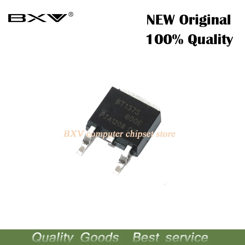 10 шт. BT137S-600E BT137S triac SMD TO252 посылка Новый оригинал | Электронные компоненты и