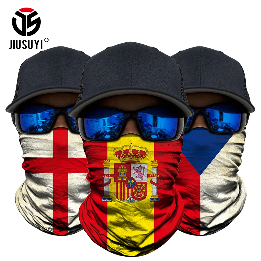 Half USA Half Argentina Flag Micro Fiber Seamless Windproof Bandana /& Face Mask /& Neck Warmer Gaiter Shield for Mens Womens
