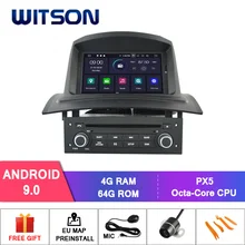 WITSON Android 9,0 Восьмиядерный(Восьмиядерный) 4G ram автомобильный dvd-плеер gps для RENAULT MEGANE II 2005-2009 Авто Радио Аудио система