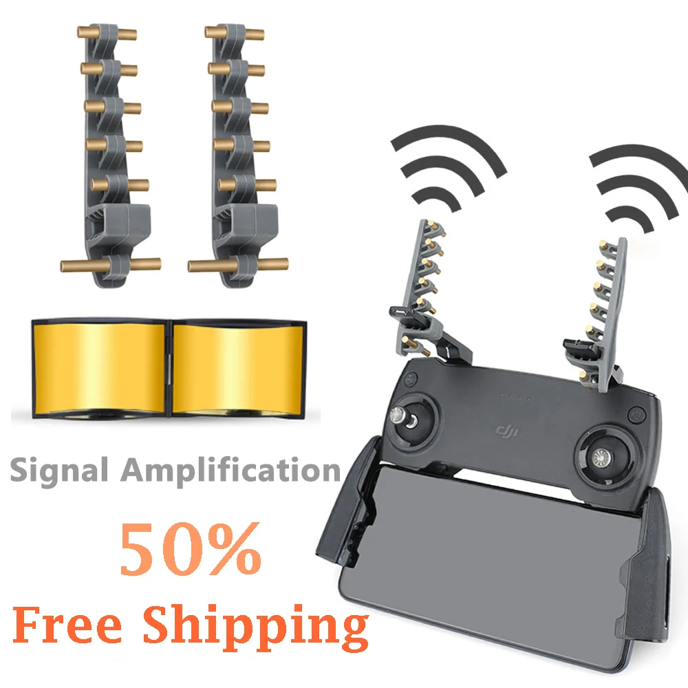 Antenna Amplifier for Mavic Mini/Mavic 2 Pro/AIR Remote Controller Signal Booster Antenna Range Extender FIMI X8 SE Accessories
