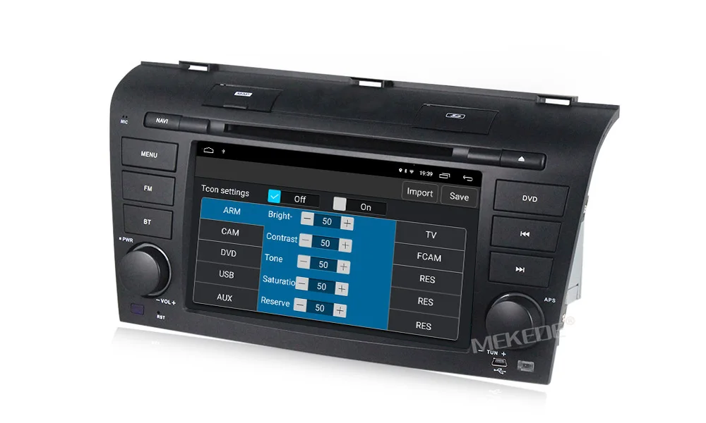 7-дюймовый 2din Android 9,0 Автомобильный мультимедийный dvd-плеер для старая Mazda 3 2004-2009 автомобильное радио плеер Поддержка WI-FI BT GPS навигации