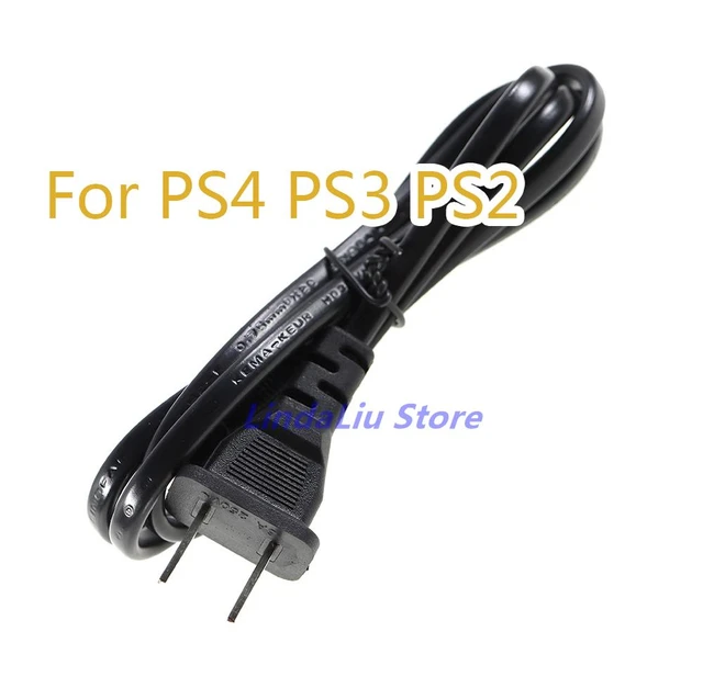 Câble d'alimentation secteur compatible avec PS2 PS3 PS4 Slim