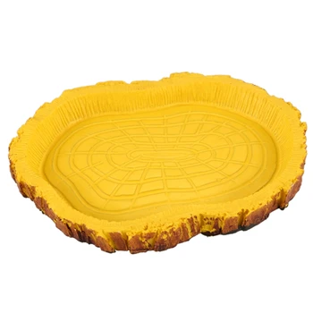 

New Water Dish Food Tray Bowl Pool For Amphibians Reptile Tortoise Snake Lizard Zoo Type:Type 4