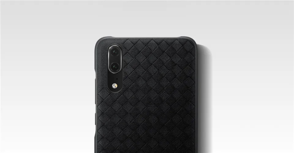 Кожаный чехол для HUAWEI P20 из углеродного волокна, защитный чехол из искусственной кожи, задняя крышка для телефона HUAWEI P20