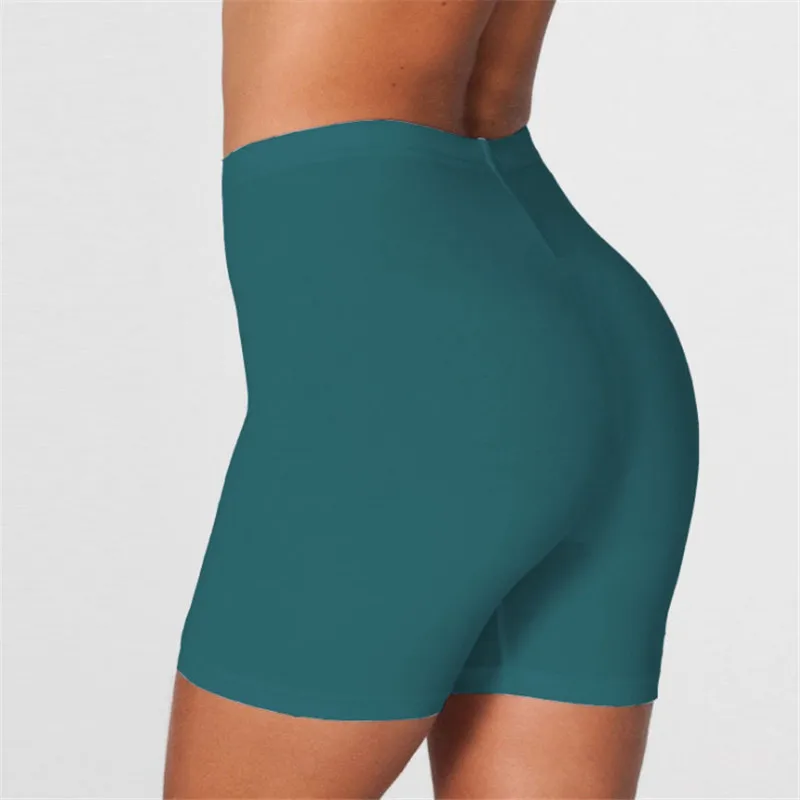 Shorts Women Thin Fitness Casual High Waist Fashion Biker Shorts Summer Slim Knee-Length Bottoms Black Cycling Shorts Streetwear new hooters shorts