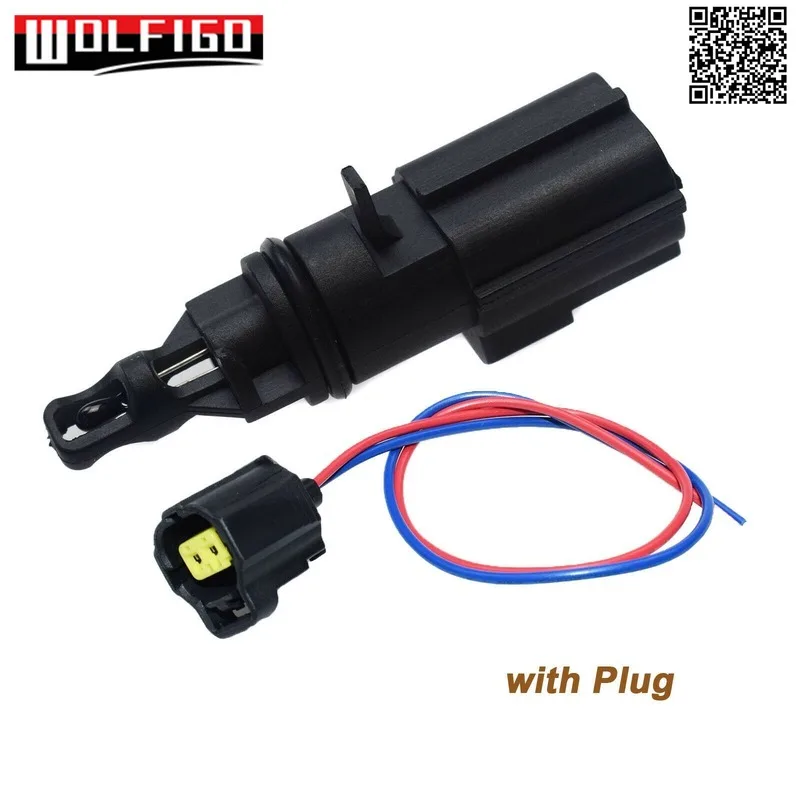 WOLFIGO New Intake Air Temperature Sensor w/ Plug Connector Harness For 56028364AA Chrysler Dodge Mitsubishi 1802-303621 | Автомобили и