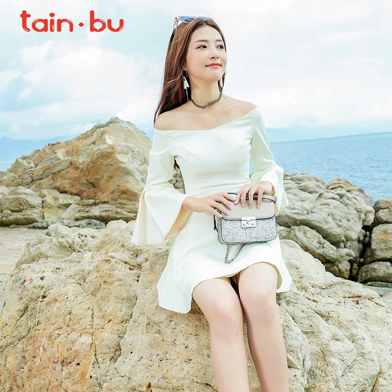 

Bag Women's 2019 New Style Fashion Chain Shoulder Bag Korean-style Diamond Set Set Style Top Grade Sense One-Shoulder Handbag