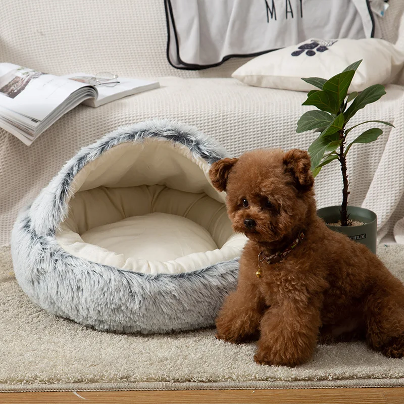 Sports Car Shaped Dog Bed House - Waterproof, Warm Small Dog Cat Sofa Kennel (Red)