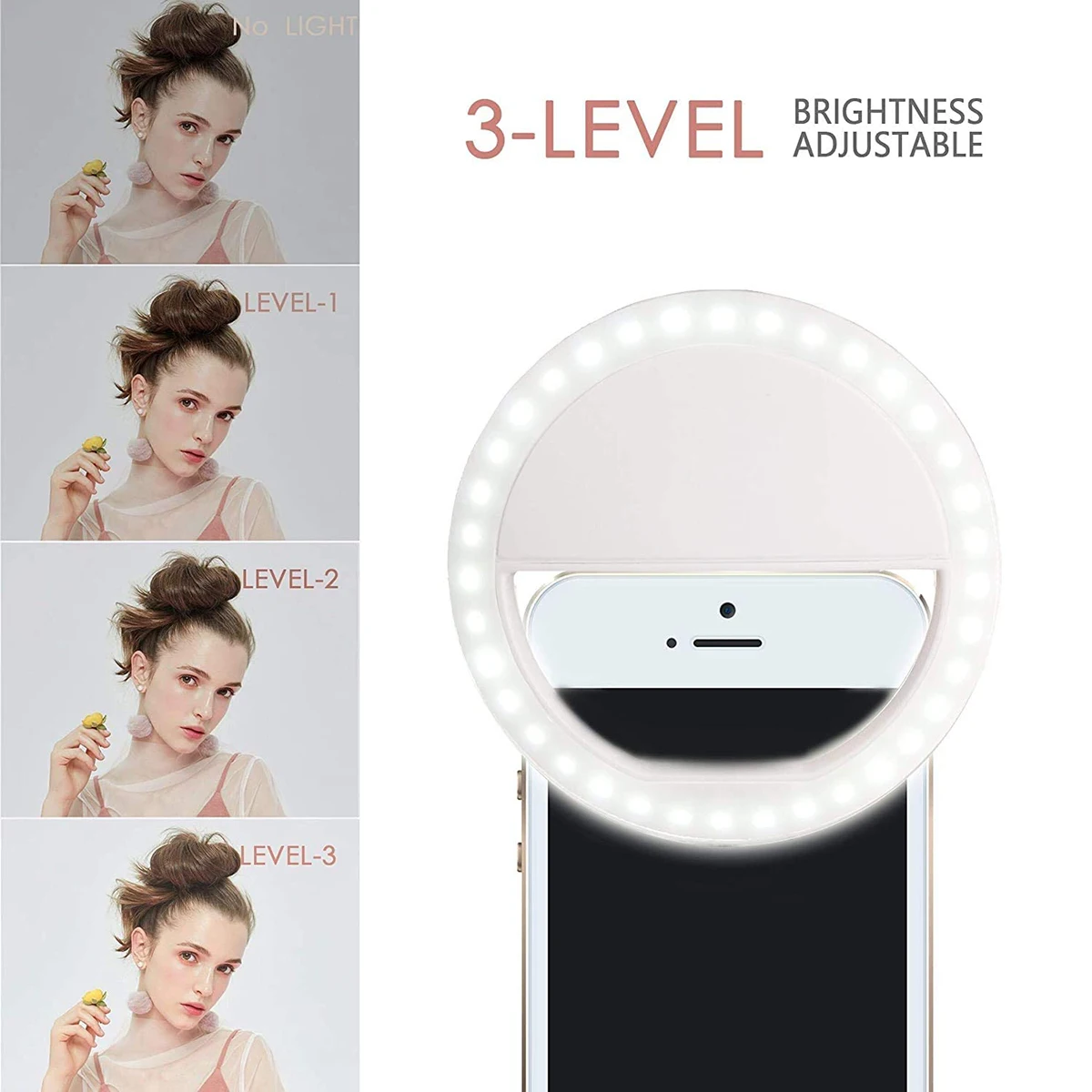 Portable Led Selfie Lamp Mobile Phone Ring Flash Lightings Led light
