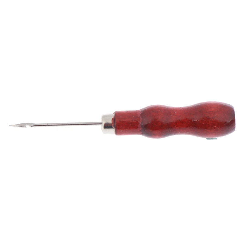 5 Pcs Red leather craft awl hand sewing tool leather shoes repair hook awl