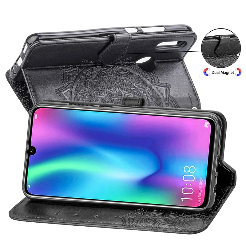 Флип чехол для Huawei P30 Mate 30 Enjoy 7 9 Nova 4 5 3i 5i V20 Y5 Y6 Y7 Y9 2019 кожаный honor 9i 20i 10 20 9X Pro