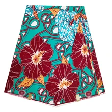 Настоящий настоящий голландский воск ткань для платья из Анкары и Нигерии Гана(Африка) воск ткани голландский принт хлопок Ткань 6 ярдов распродажа