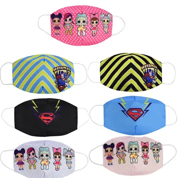 

2020 New Hot Superman stripes Anti Pollution Mask Adult Kids Dust Respirator Washable Reusable Masks Cotton Unisex Mouth Muffle