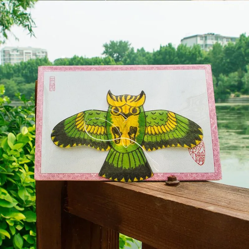 Высокое качество Китайский традиционный воздушный змей ручной работы бабочка летучие змеи с ручкой линия шелк и бамбук hcxkits завод