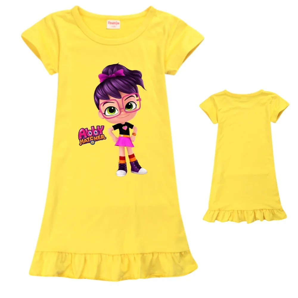 Abby Hatcher Kids Dresses for Girls 2 Year Old Baby Girl Clothes Baby