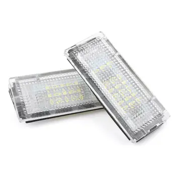 

For BMW 3 Series E46 4D Tube LED 2pcs License Plate Light Waterproof White 210LM