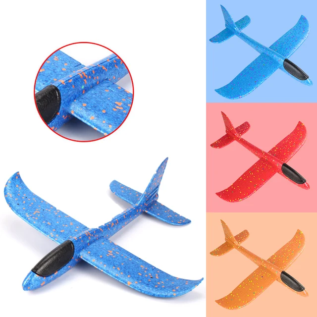 38/48CM Foam Plane Glider Hand EPP Throw Airplane Glider Toy Planes Outdoor Launch Kids Toys for Children Outdoor toys kid Gift 1