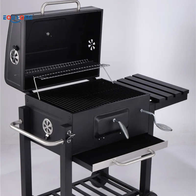 

Home Large Courtyard Barbecue Grill Villa Brazier Smoked Barbecue Grill Outdoor Party Home Charcoal BBQ Camping Fire Stove