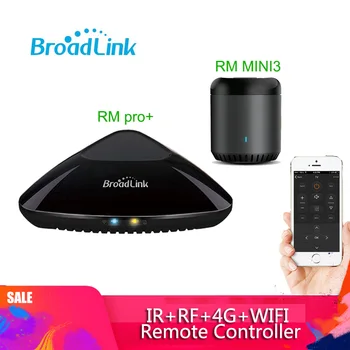 Broadlink RM pro+ RM MINI3 Universal Intelligent Remote Controller Smart Home Automation WiFi+IR+RF Switch For IOS Android Phone geeklink extension intelligent controller smart home automation wireless switch wifi rf ir remote control via ios android